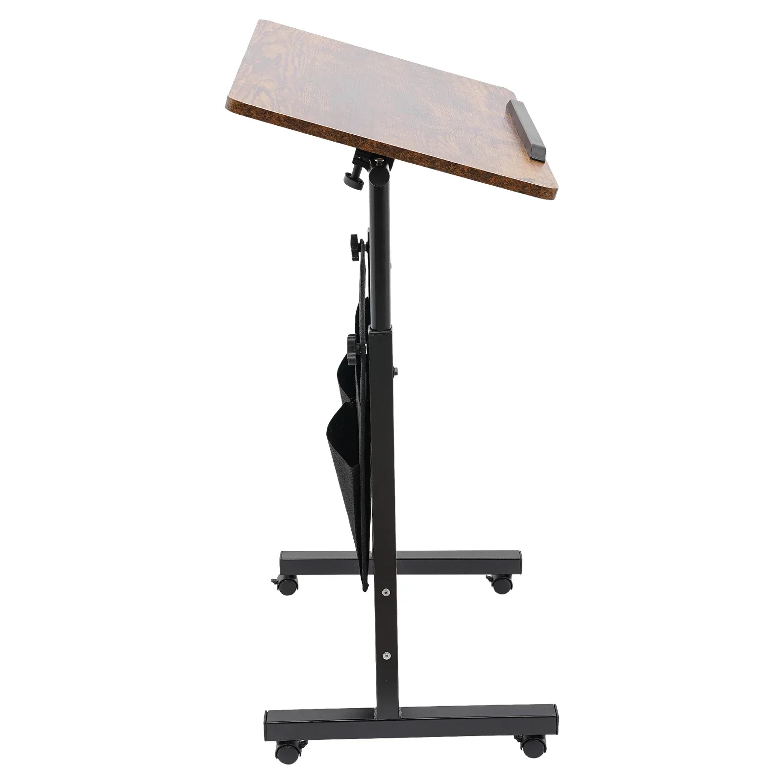 

Adjustable Height 81-119cm/32-47in Standing Desk, Portable Laptop Desk, Rolling Computer Stand NEW