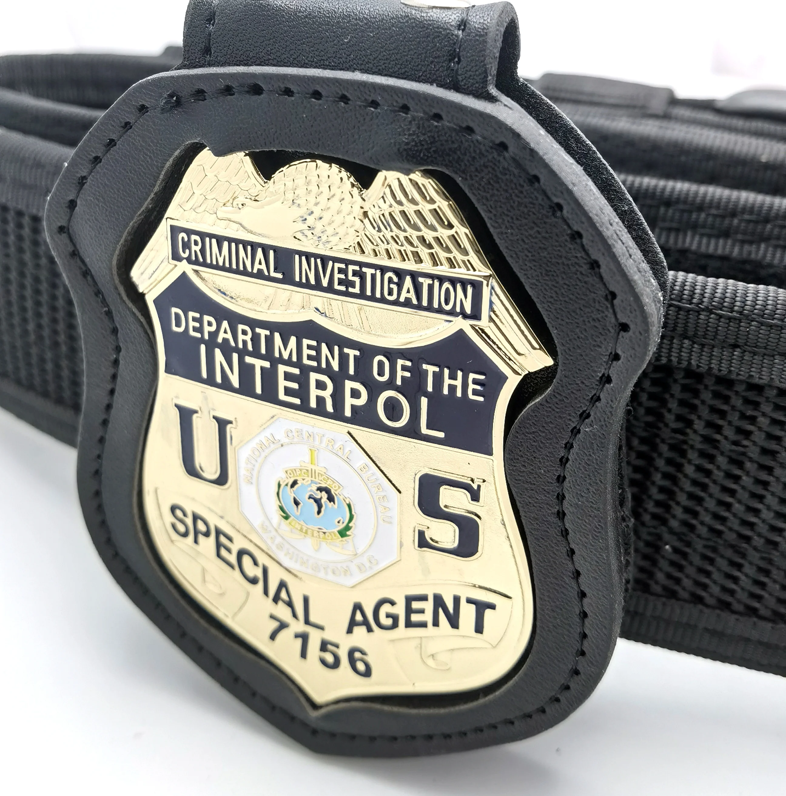 

Large Emed Pure Copper Bae Inlaid Leather Patches Military Commemorative Pins for Outdoor Cam Travel Enthusiasts