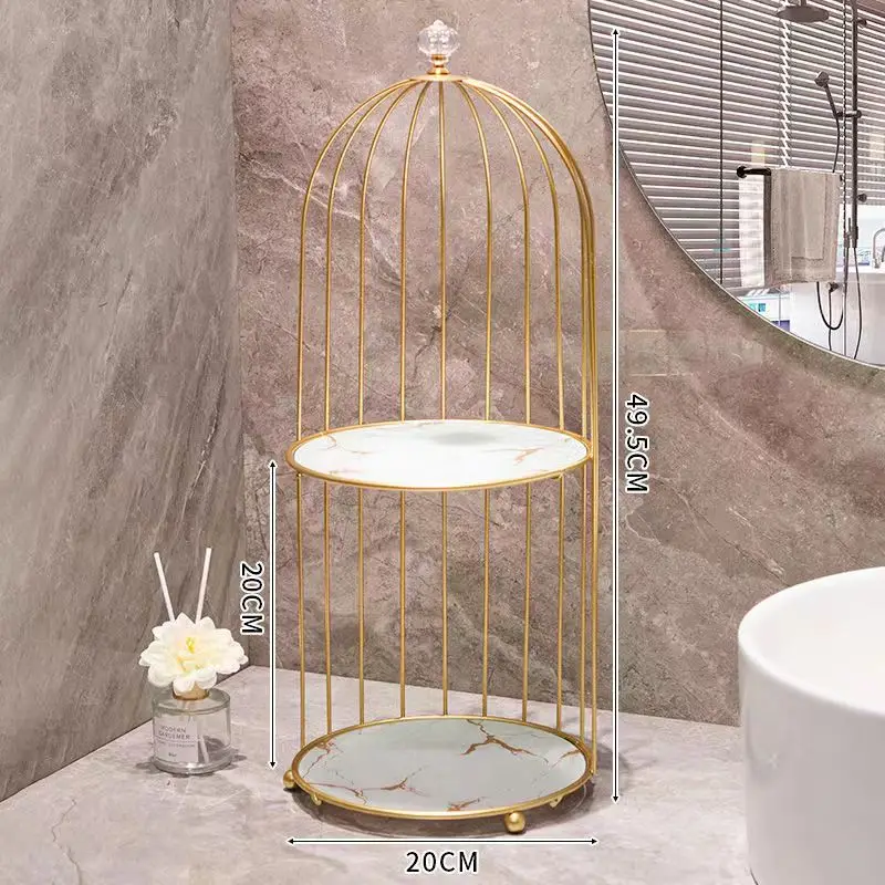 Birdcage Shelf, Desktop Storage Box, Toilet, Wash Table, Dressing Table, Cosmetics, Hand Wash Bathroom