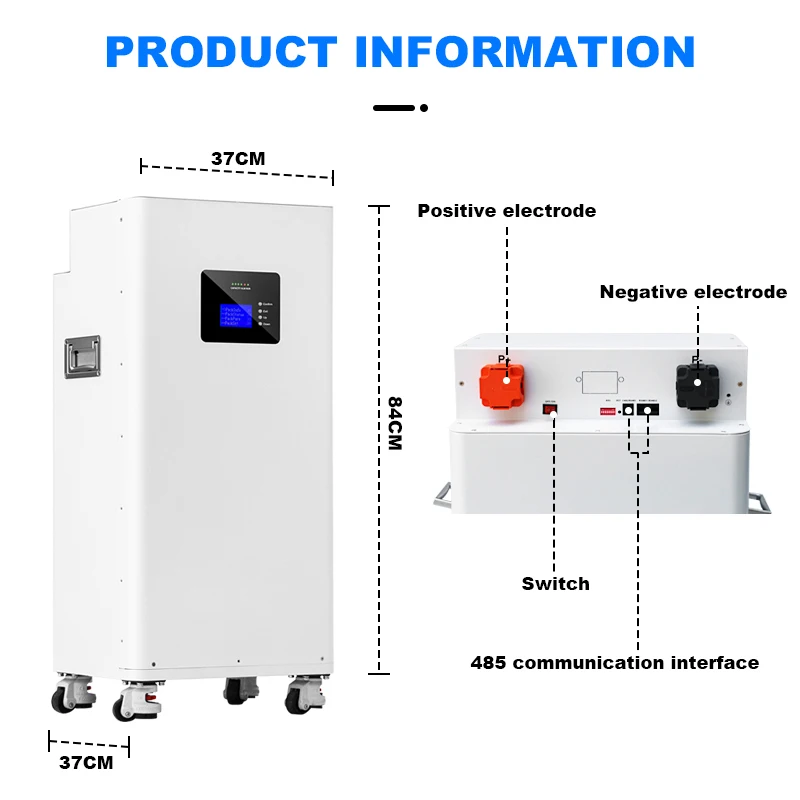 15kWh Stackable IP65 Lithium Battery Solar Power Wall for Home Energy Storage with Smart BMS