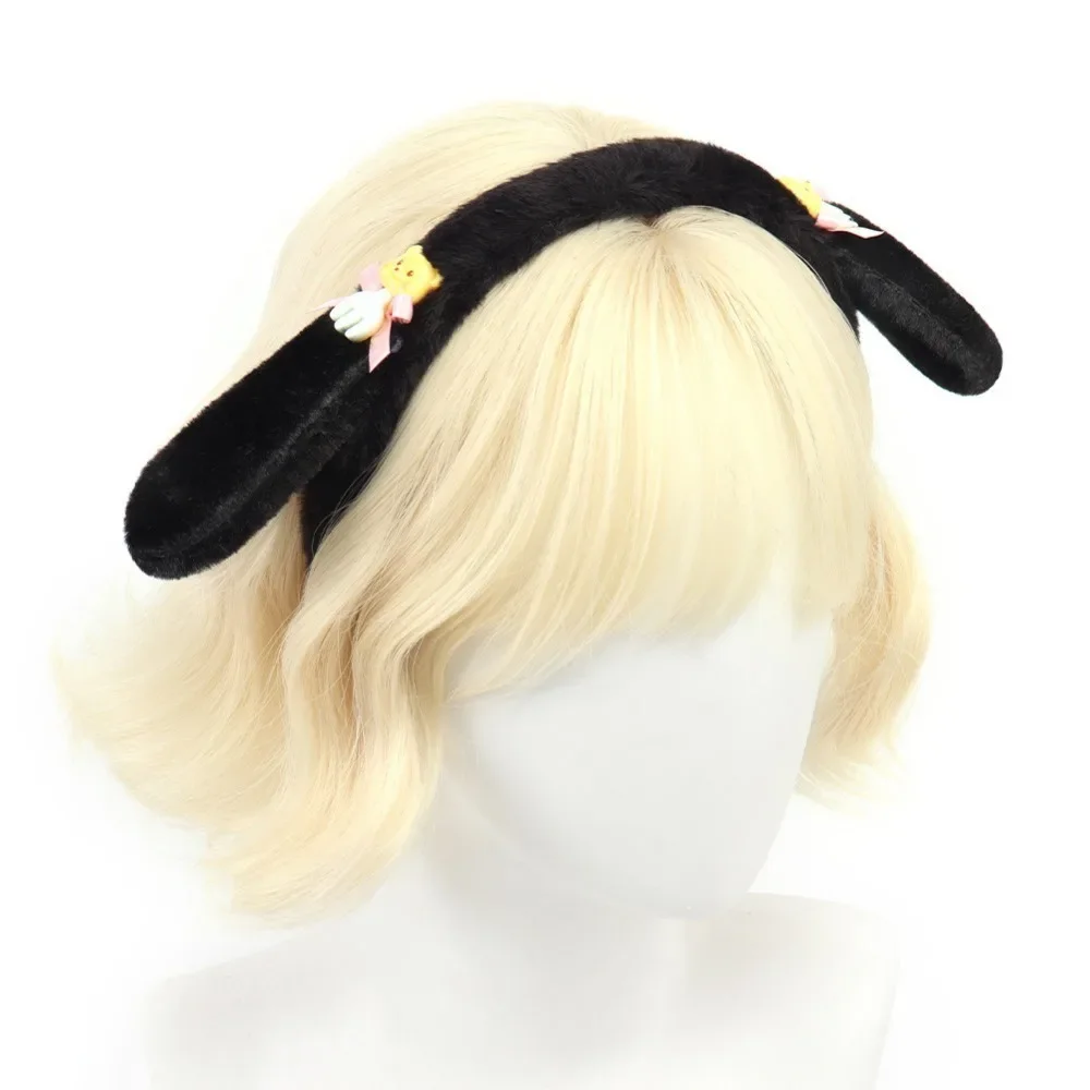Soft Fluffy Animal Ear Headband Plush Hair Hoop Facial Washing Hair for Daily Skincare Bedroom Studio Portrait Shooting