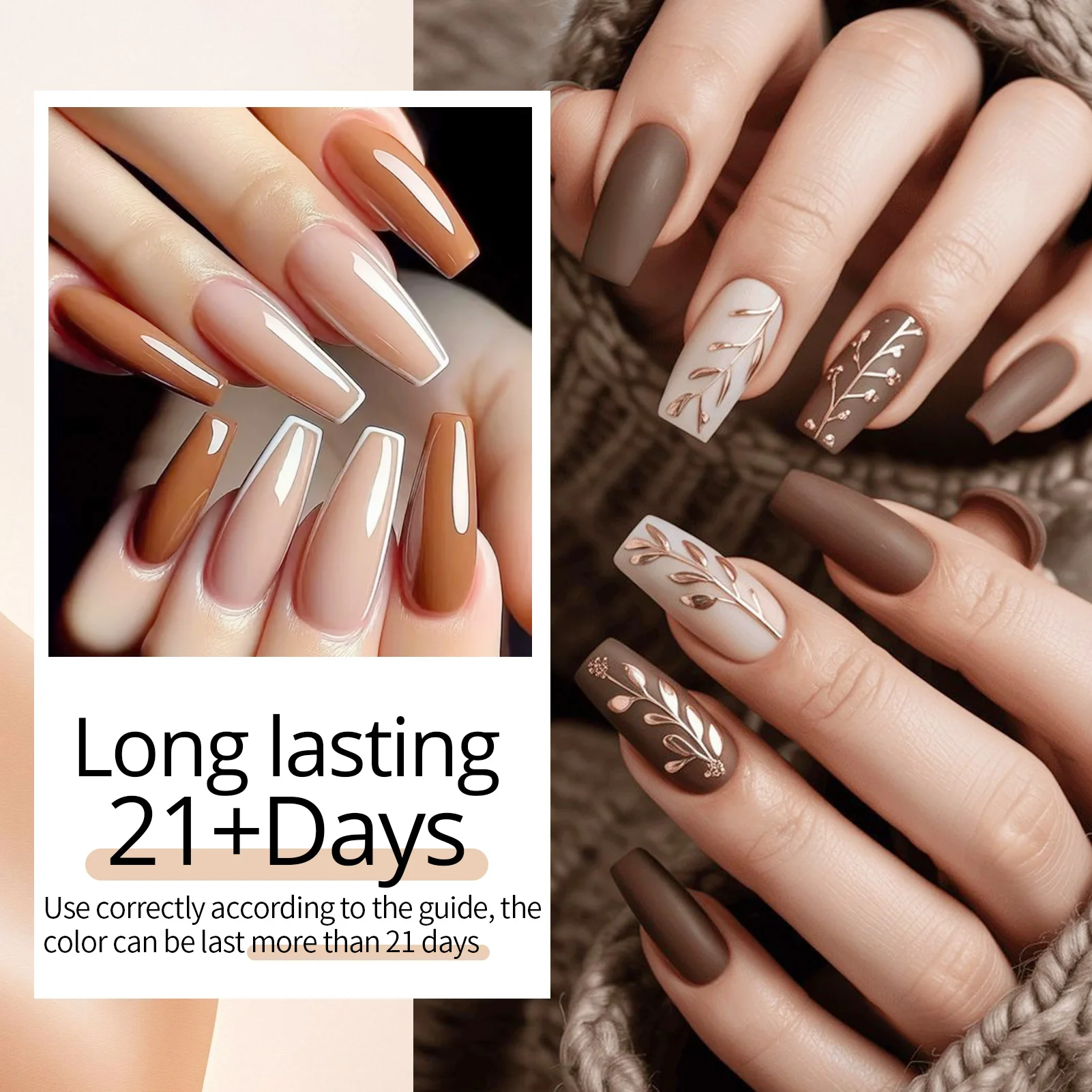 Ur SUGAR 23 peças conjunto de esmaltes em gel série nude vermelha com revestimento superior de longa duração outono fosco embeber off gel uv kit de manicure para unhas