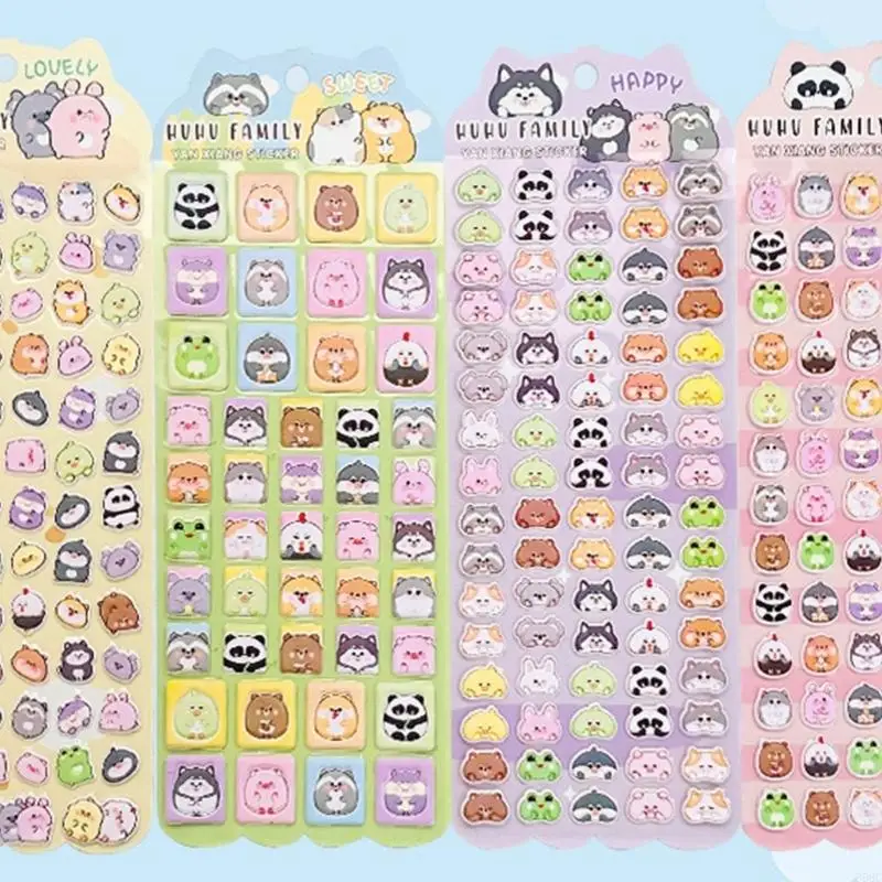 

Animal Foam Sticker Kid Reward Sticker for Art Craft Notebook Journal Water Bottle Phone Case Scrapbooking Decoration 896C