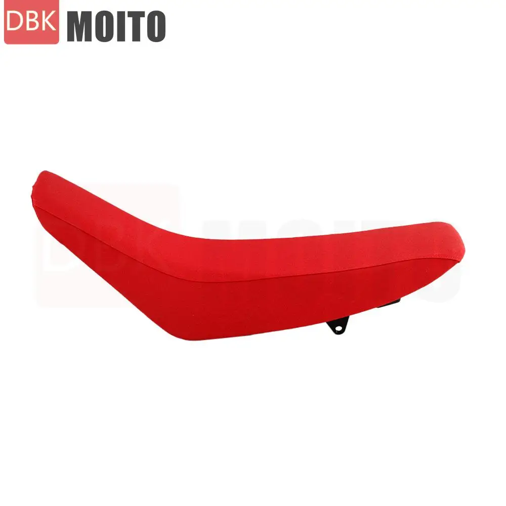 وسادة مقعد الدراجة النارية لهوندا CRF230F 2021-2025 دراجة نارية سائق الركاب وسادة مقعد حفرة الدراجات الترابية أحمر أسود