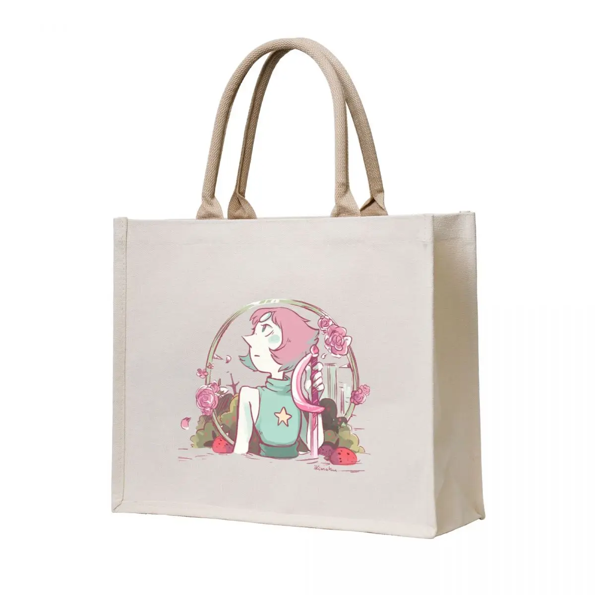 

Strawberry Field Tote Bag Eco bag cute pouch bag free delivery bags