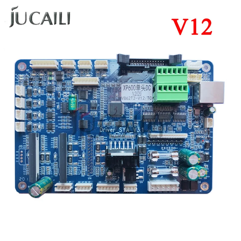 Imagem -03 - Jucaili Nova Versão Kit de Placa de Impressora Senyang para Epson Xp600 Placa de Transporte de Cabeça Única Placa Principal para Impressora Eco Solvente