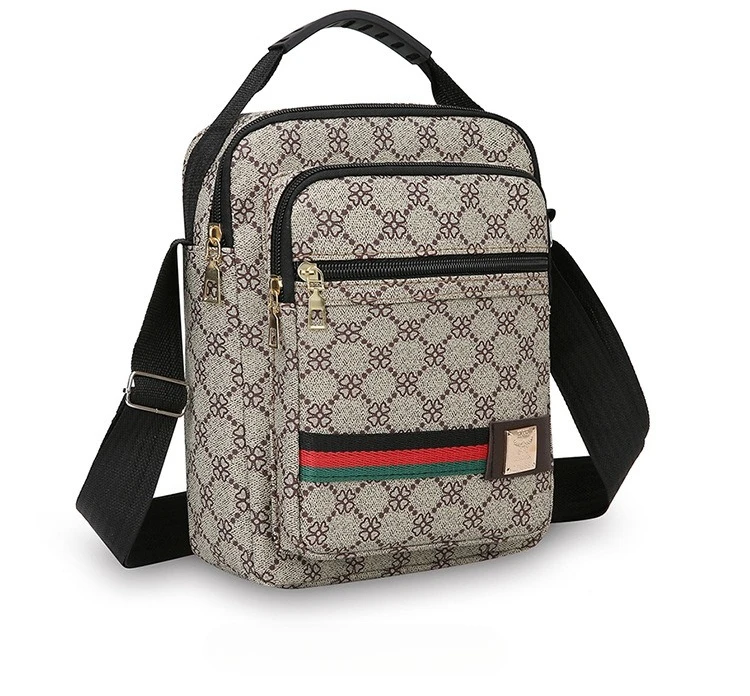 Herren-Umhängetasche, mehrschichtig, große Kapazität, wasserdicht, Oxford-Material, lässig, für Business, Schultertasche, Messenger-Tasche für Reisen und den täglichen Arbeitsweg – Detail 15