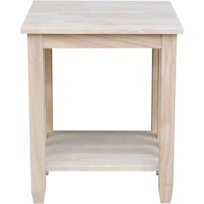 Mission Tall End Table, Mesa Inacabada