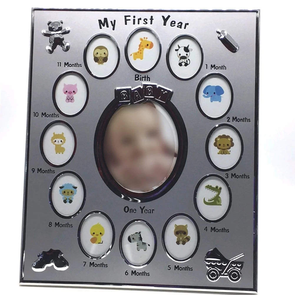 1PC Kids Photo Frame Baby 12 Months Picture Frame Home Family Decoration