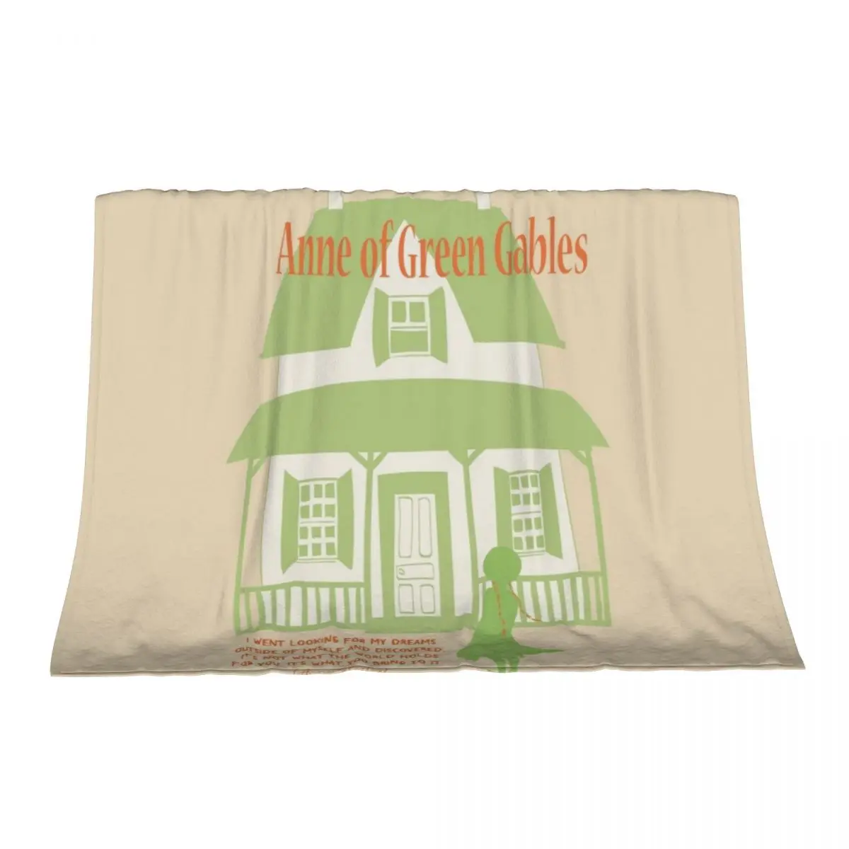 

Anne of green gables Anne Shirley lm montgomery quote Book Lover gift for teacher Best friend poster art print Throw Blanket