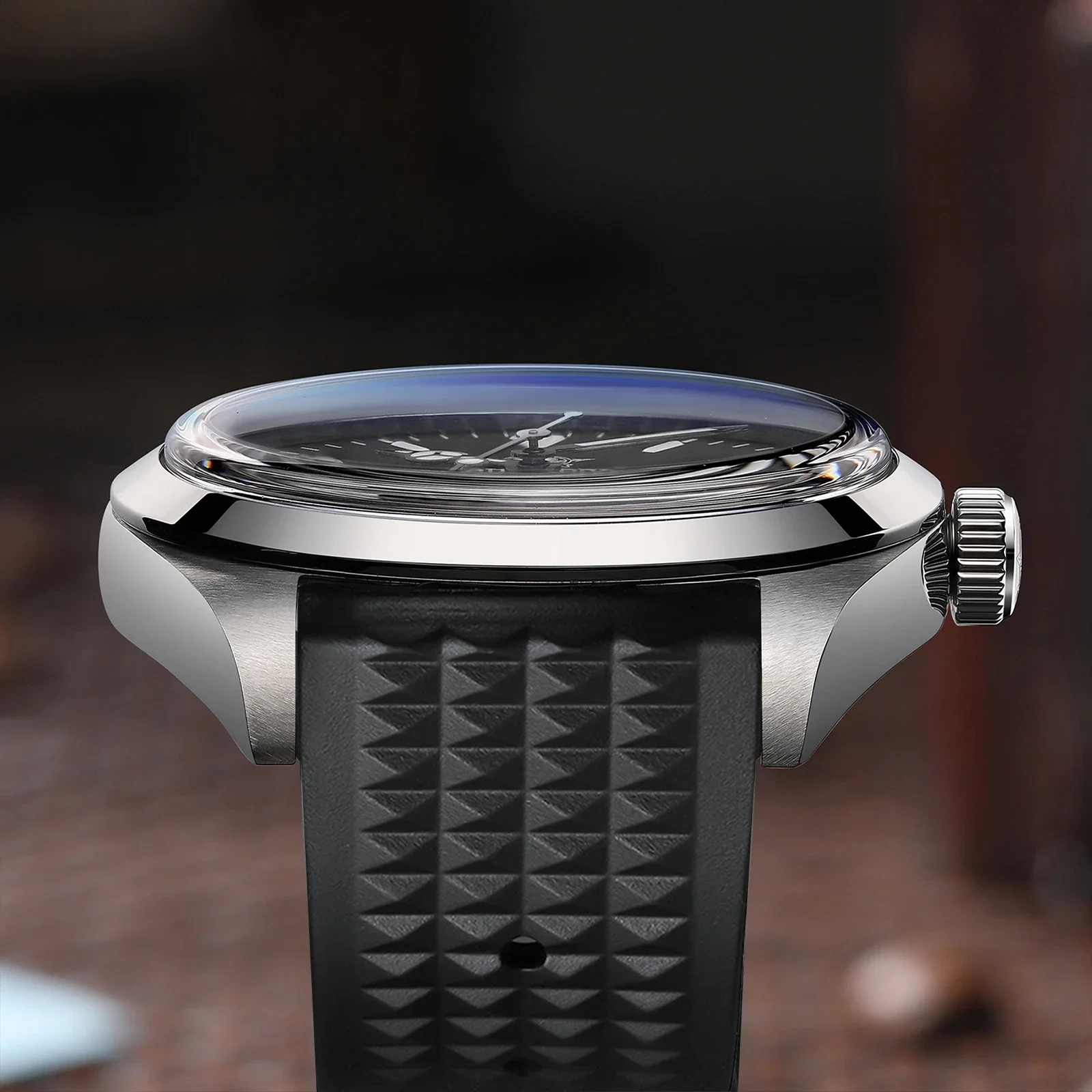 ADDIESDIVE Luxus-Saphirglas-Herrenuhr 36 mm VH31 Quarz-Armbanduhren BGW9 leuchtende 10 Bar wasserdichte Herren-Business-Armbanduhr