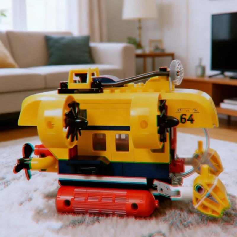 2026 New In Shock 310pcs Building Blocks Ocean Exploration Submarine Brick Sets Toys Fit For Adults Birthday Christmas Gifts