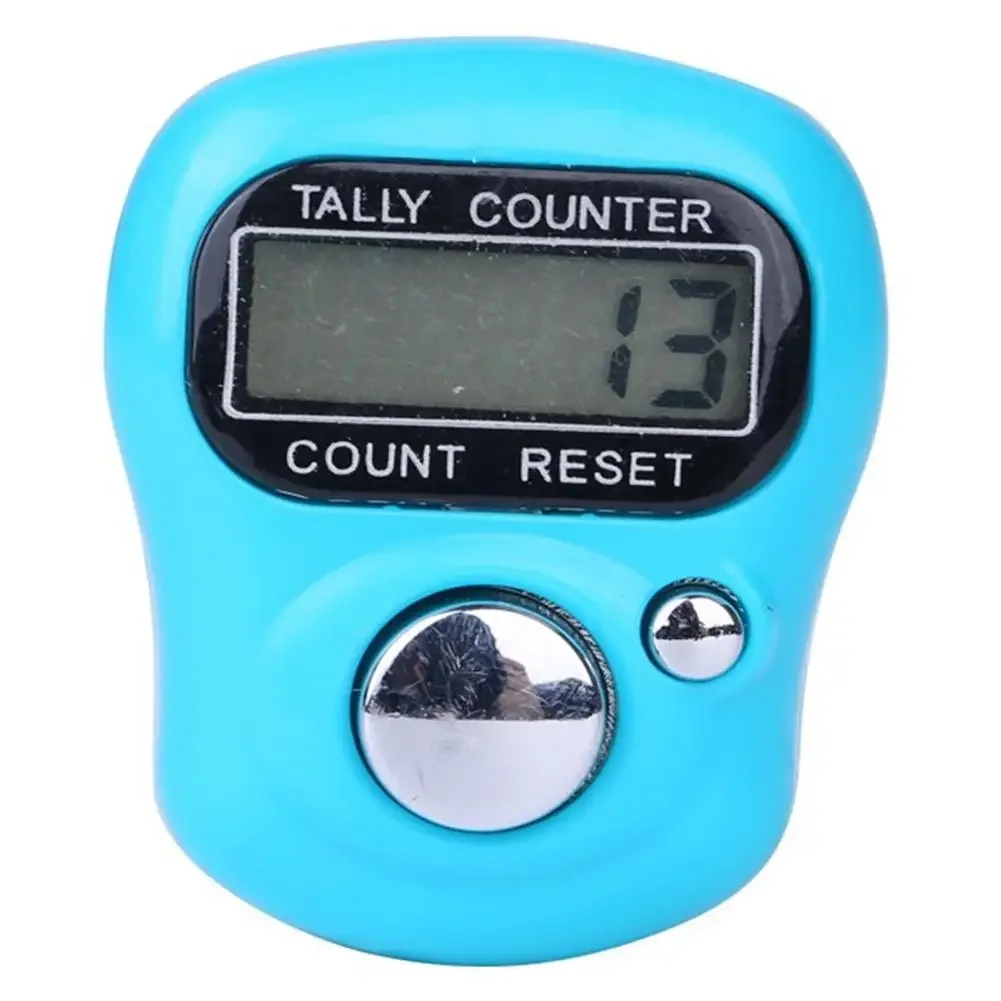 Elétrica Mini Dedo Contador com LCD Digital, Tally Counter, Ponto Marker, Costura, Tricô, Tecer, Buda, Rezar, Futebol, Display Digital