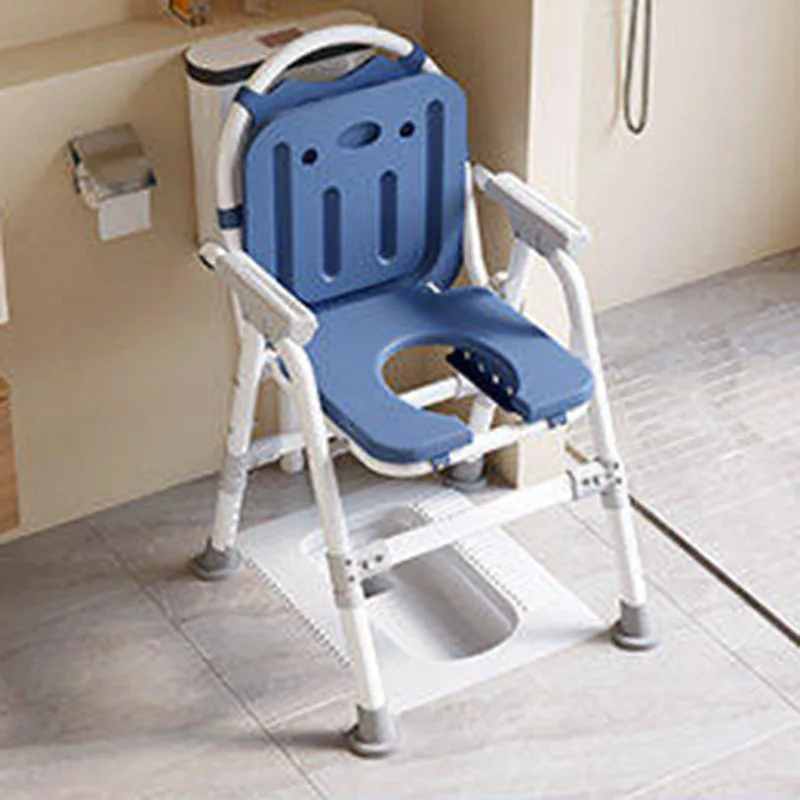 Klappbarer, teleskopischer Badezimmerstuhl für ältere Menschen, behinderte Menschen, Designer-Toilettenhocker, platzsparend, tragbar, Taburete Plegable, Wohnmöbel
