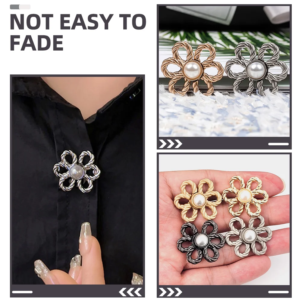 

8pcs Jean Waist Tightener Adjustable Button For Pants Waistband Tightener Clip Replacement Buttons Jeans Too Big Pant Tighteners