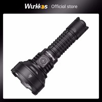 Wurkkos TD01C 21700 Rechargeable Tactical Flashlight LED USB-C 1800Lm Torch Buck Driver Throw 1000M IPX8 Waterproof Tail Switch