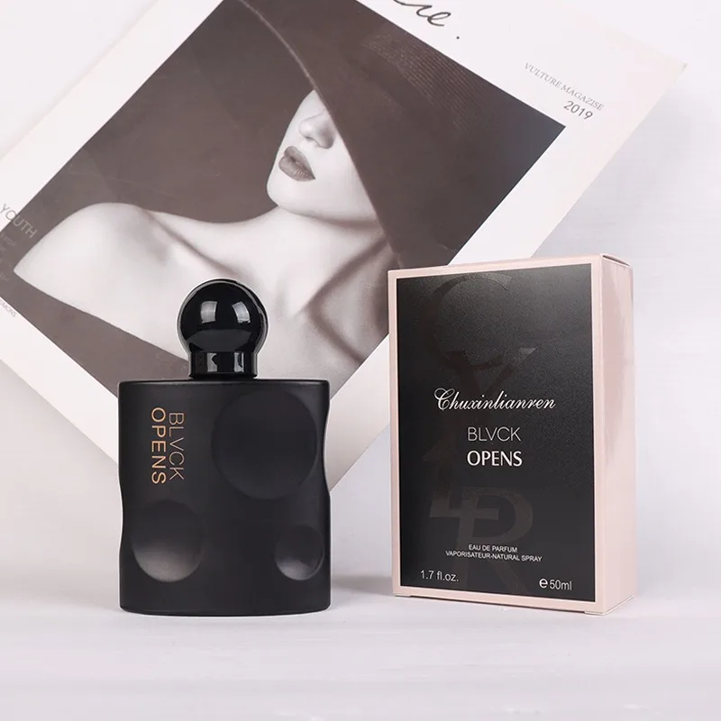 50ml Perfume Womens Long Lasting Enchanter Black Coffee Fragrance Body Sprays Moisturize Fresh Scent Skin Deodorant Pheromone