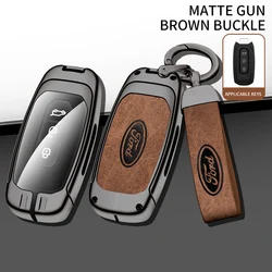 Zinc Alloy Car Key Case Cover Shell Fob Accessories For Ford Territory EV EcoBoost S350 Yuhoo 7 8 Transit Custom Equator Remote