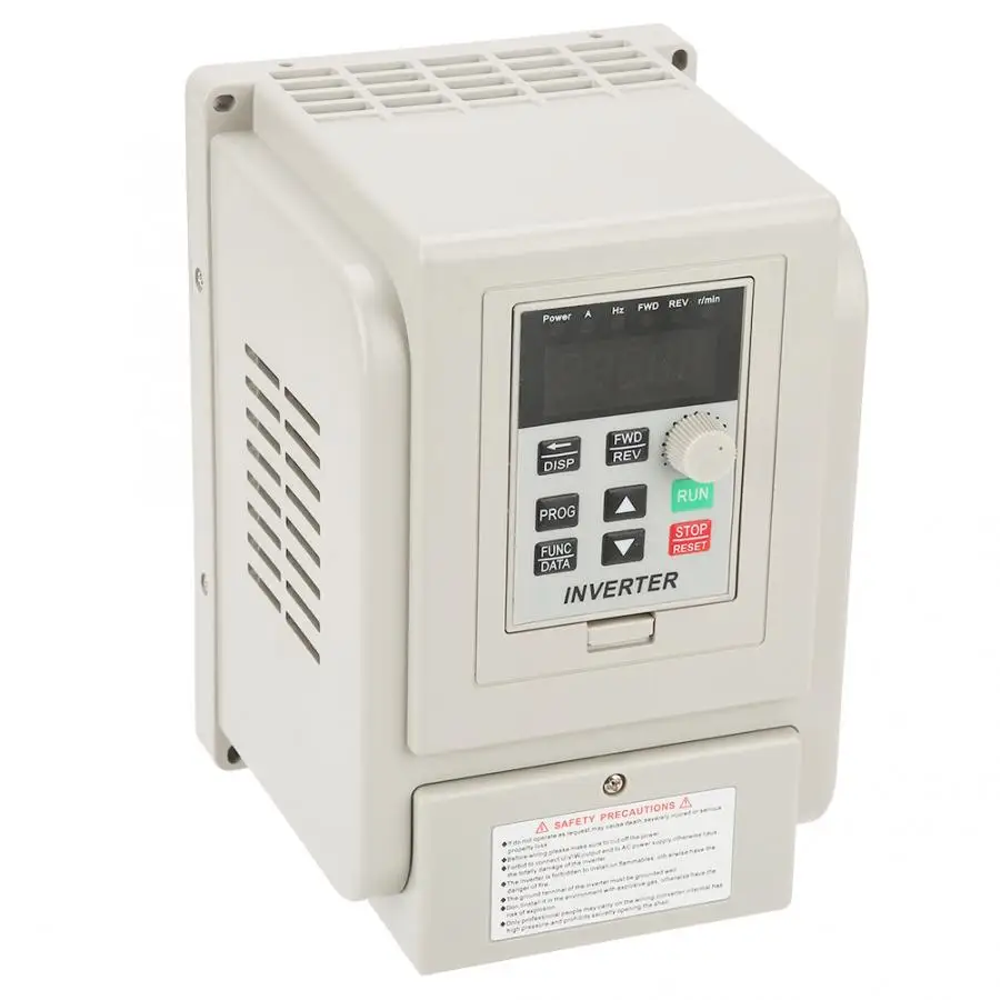 AT1-04K0X AC220V 4kW Single Phase Variable Frequency Drive Converter VFD Speed Controller 0-400Hz Adjustable Frequency Inverter