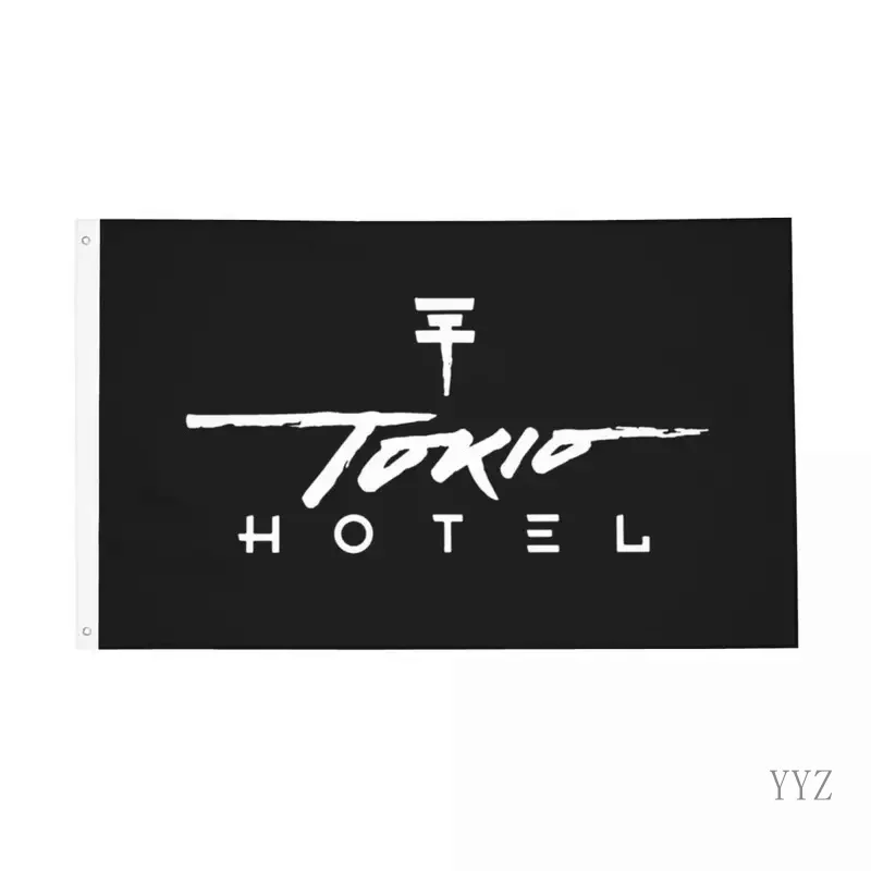 Tokio Hotel rock flag outdoor banner polyester decoration double sided 2x3 3x5 4x6 5x8 ft flags