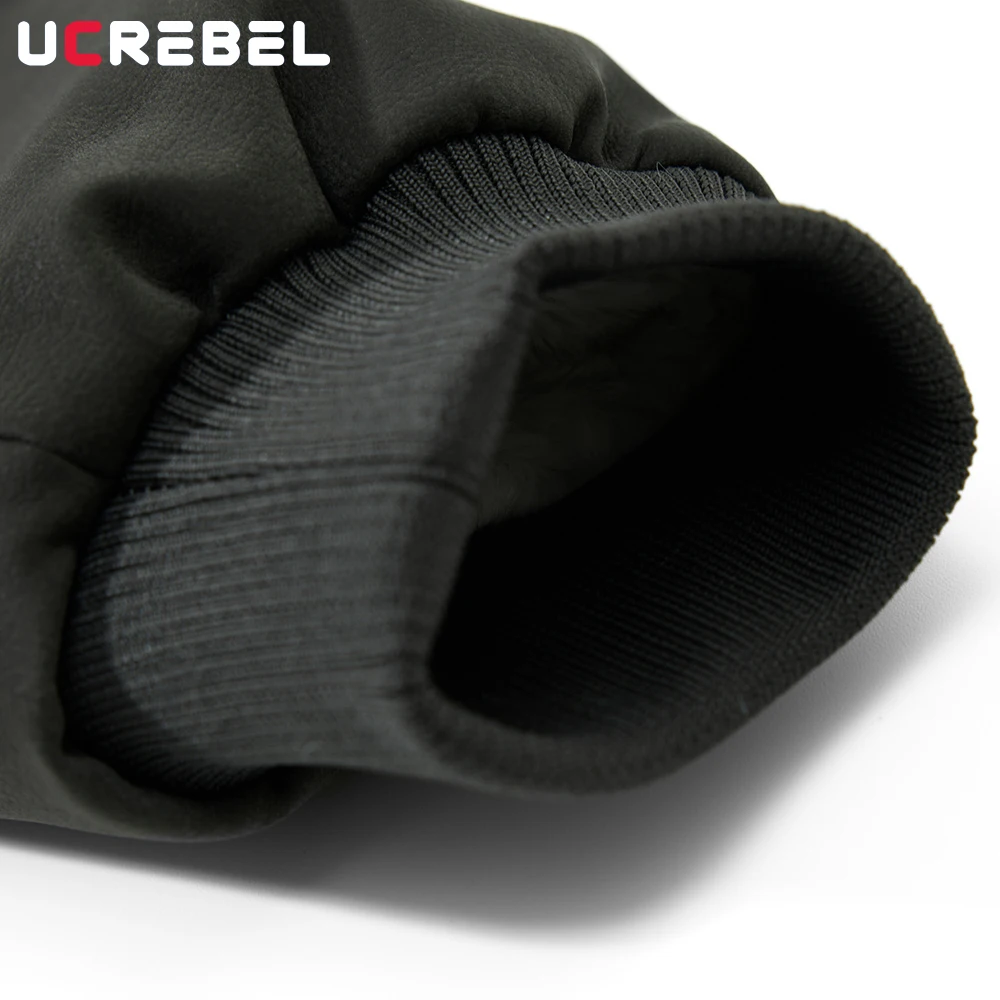 Pánská zimní bunda z umělé kůže se splývavými rameny, tlustá retro zoufalá bunda s dlouhým rukávem a prošívanou bundou - náhled 4