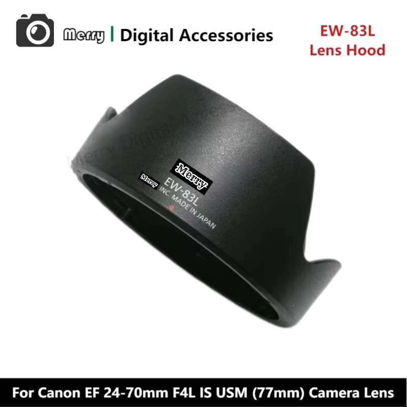 

New Original Genuine Front Lens Hood EW-83L For Canon EF 24-70mm F4L IS USM (77mm) Camera Lens EF24-70