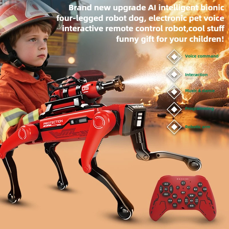 Cool Stuff – cadeau amusant, programmation intelligente AI, Robot chien bionique, voitures Rc d'interaction vocale, voiture télécommandée, jouets pour enfants