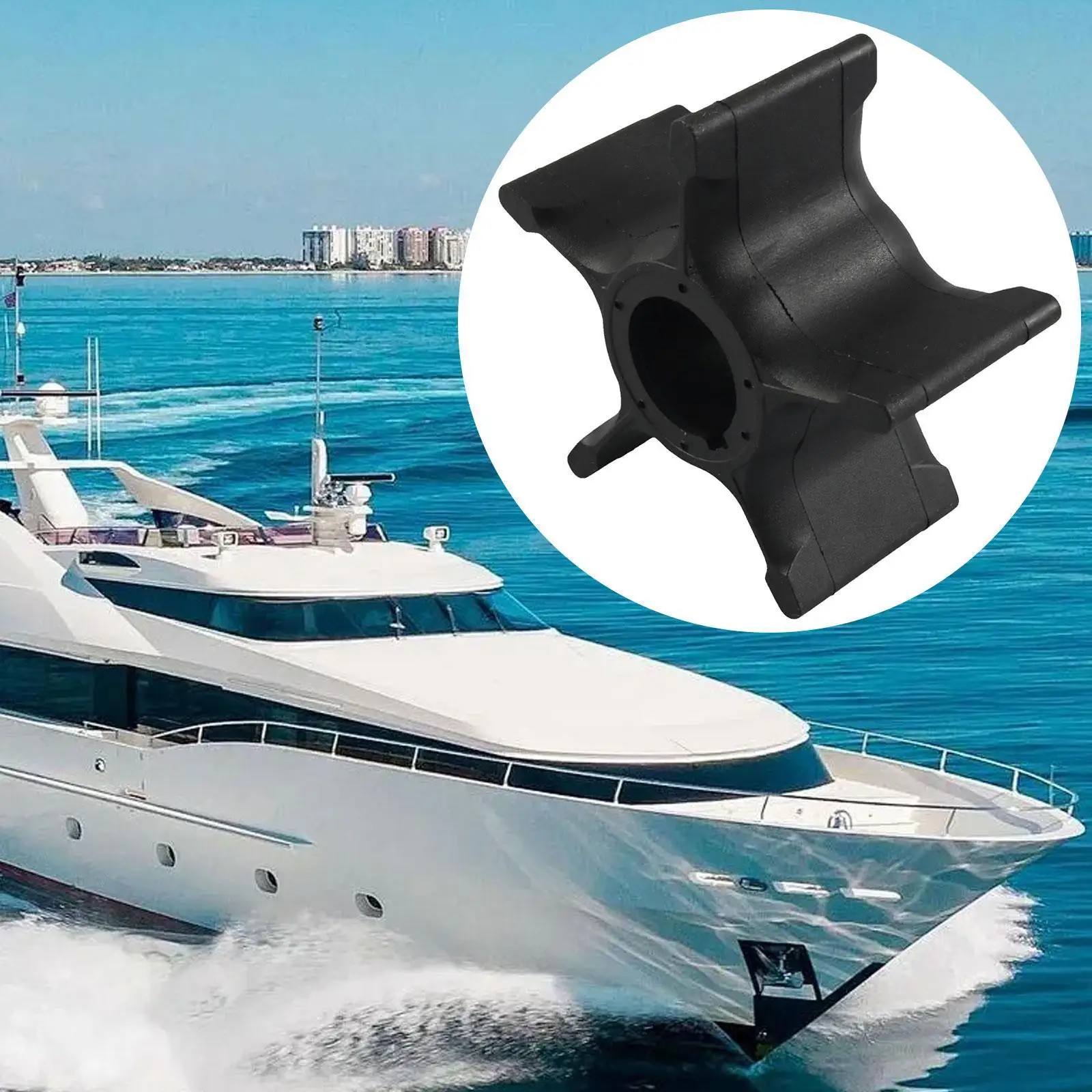 

17461-93J00 Крыльчатка водяного насоса лодочного двигателя для Suzuki, простая в установке