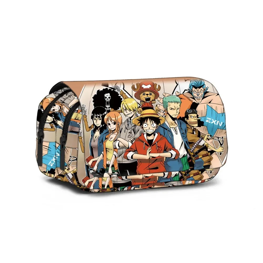 Desenhos animados Animação Pencil Box, Saco de papelaria, Estudantes do Ensino Primário e Secundário, Presente de Aniversário, Moda, 1 Pc