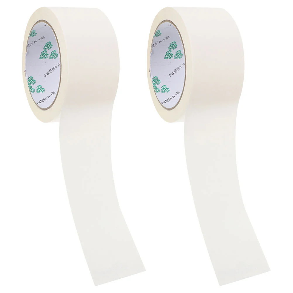 2 Rolls Clear Double Sided Tape Sealing Black Pen Holder Adhesive Heavy Duty Shipping Paper