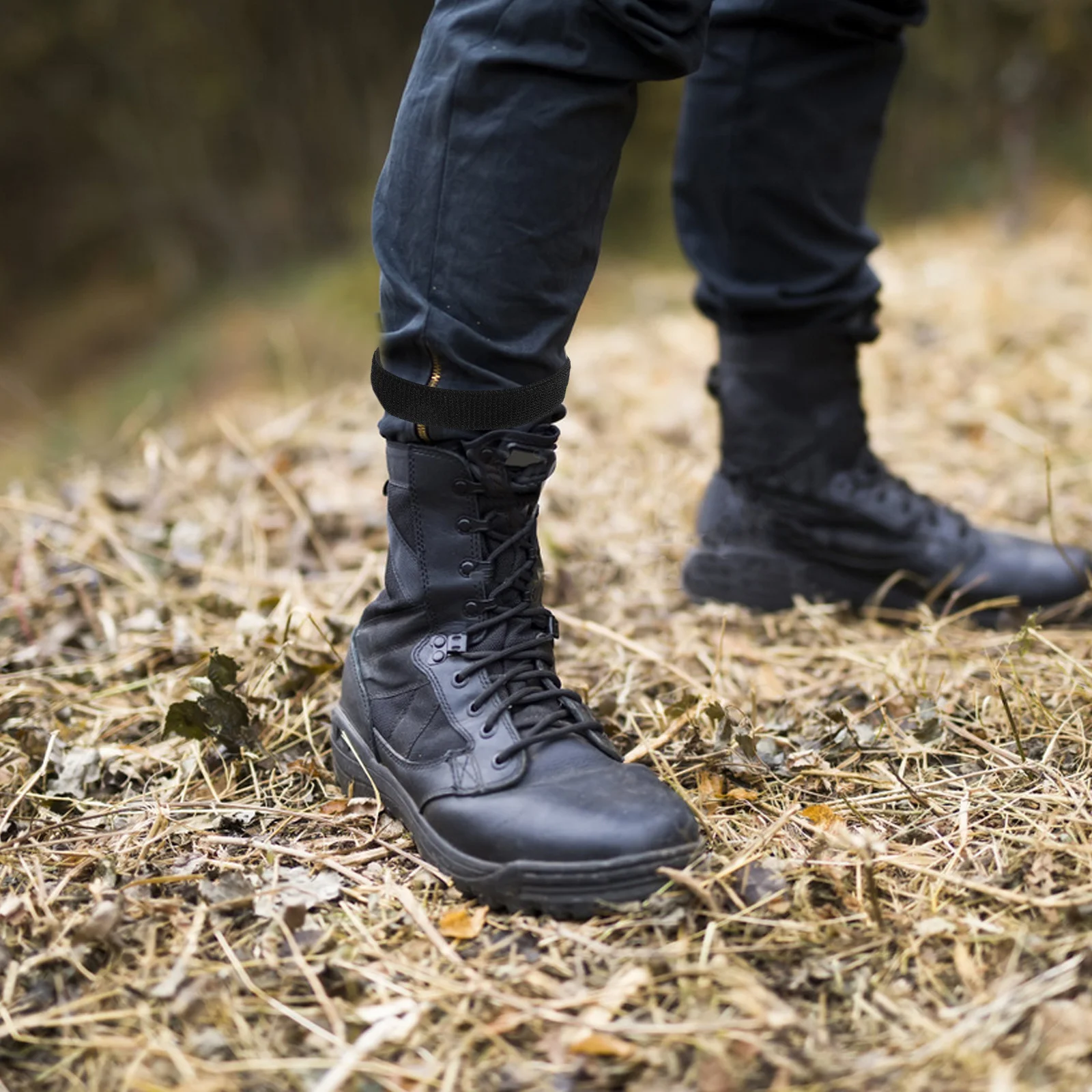 

6Pcs Pant Leg Straps Elastic Boot Straps for Motorcycle Cycling Biking Riding Ankle Strap Fixing Bands for Cowboy Boots Bike