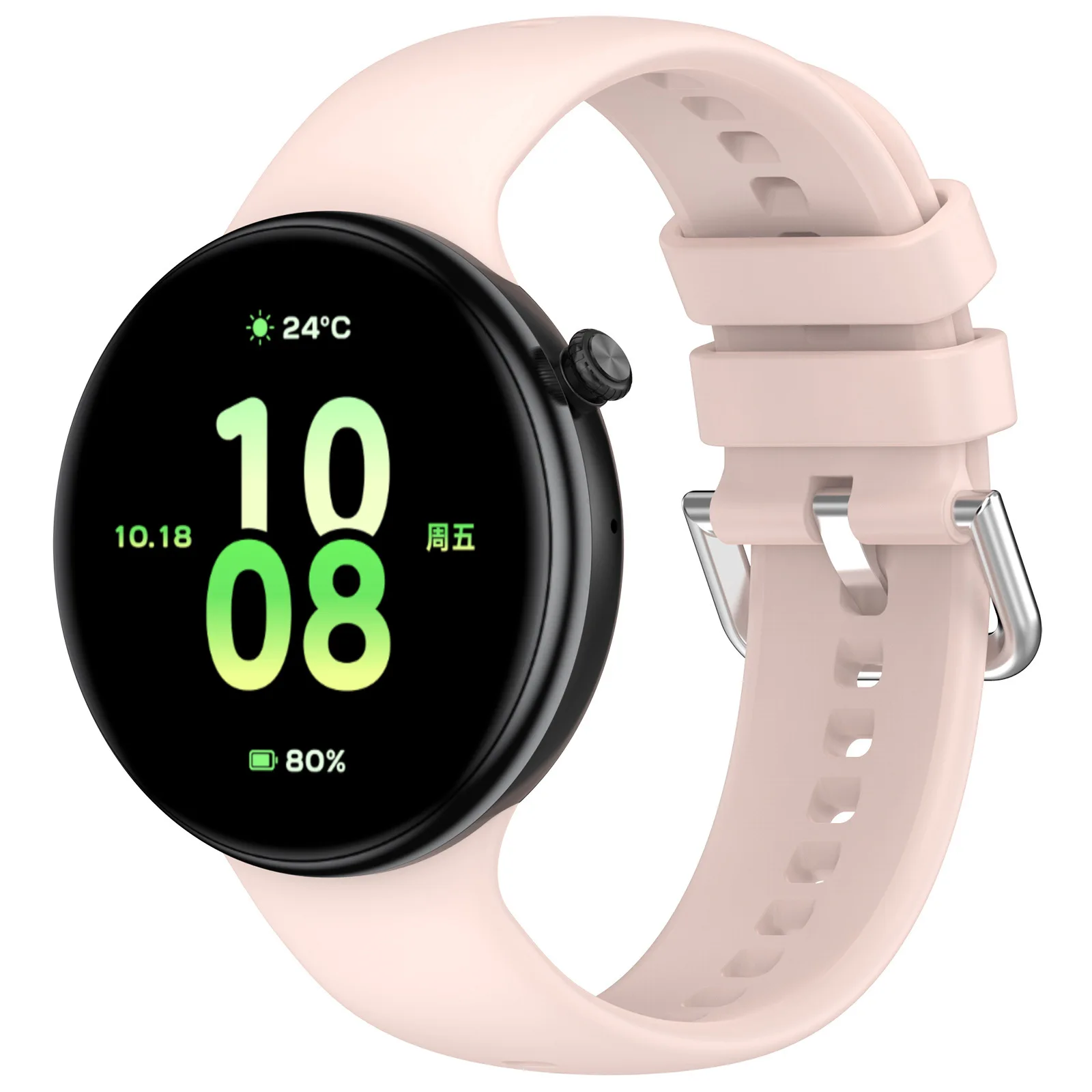 ソフトシリコンスポーツストラップスーツ Honor Watch Fit 肌に優しいモノクロシリコン時計ストラップ