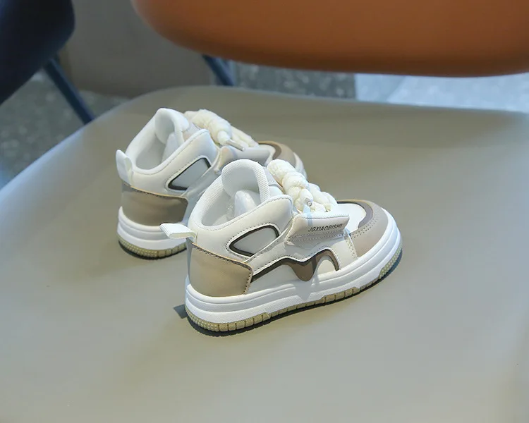 2026 Neue Kinder-Sportschuhe für Frühling und Herbst – Trendige High-Top-Freizeitschuhe für Jungen und Mädchen – Modische Dopamin-Laufschuhe – Detail 17