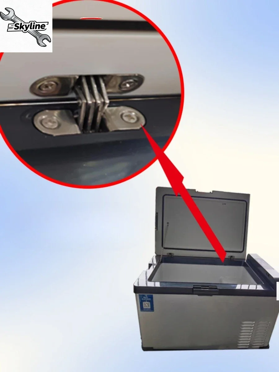 2Pcs 180 Degree Hinge For Car Refrigerator, Rotary Shaft Replacement Accessories For Vehicle Cooling Box