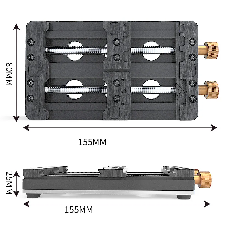 Mobile phone fixed fixture multi-functional motherboard chip IC universal clamp adjustable pry-screen clamp universal