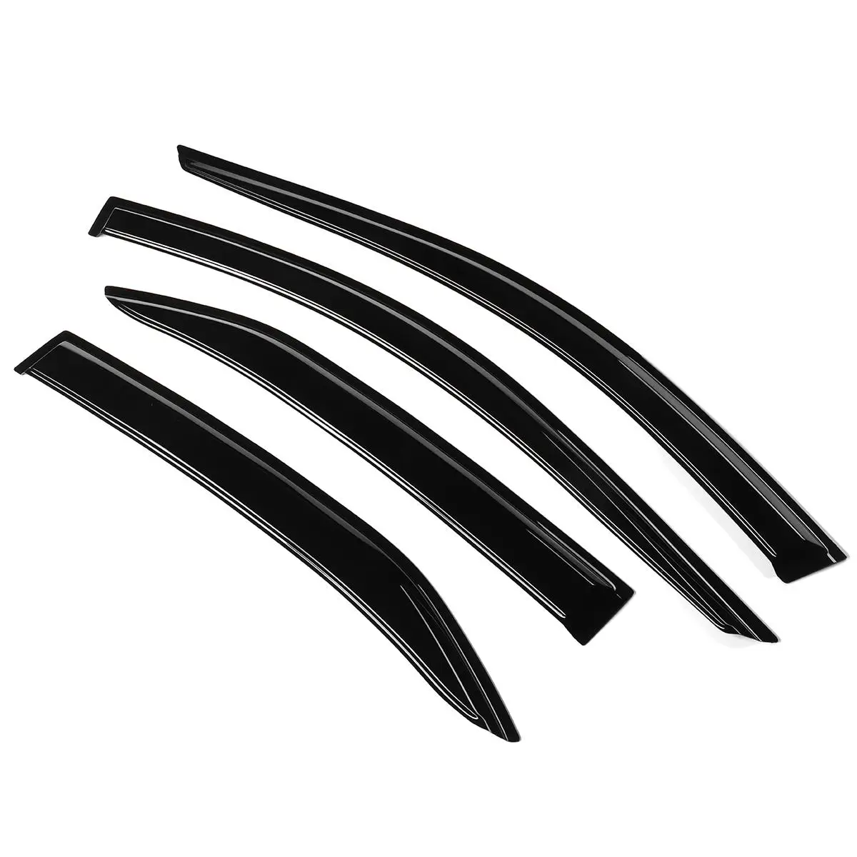 4pcs Side Window Deflector Visor Vent Wind Shields Sun Rain Guards For Toyota Aurion 2006-2011 For Corolla Hatch 5Dr 2012-2018