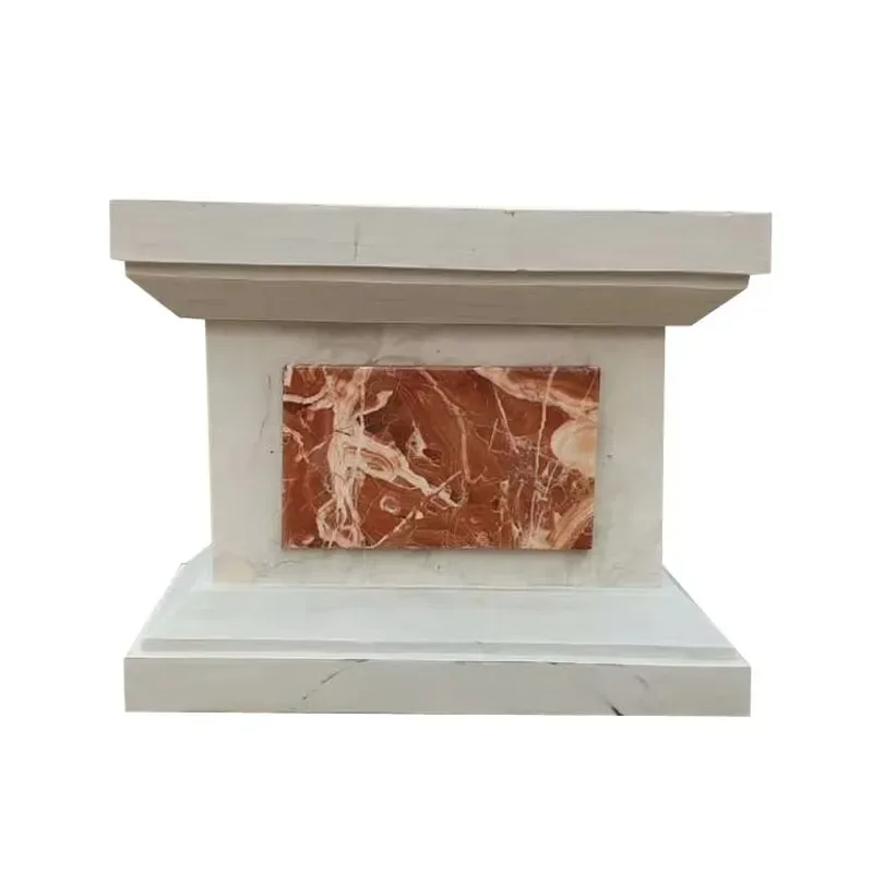 Highly polished natural stone granite or marble columns for modern gazebo door posts and fences designed to be sturdy