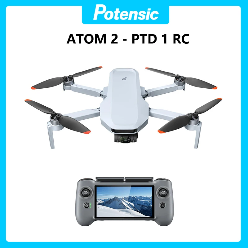 

Potensic Original ATOM 2 Drone with PTD 1 Remote Control for Adults 4K Video, 8K Photo, 10KM, Vertical Shooting, AI Night Track