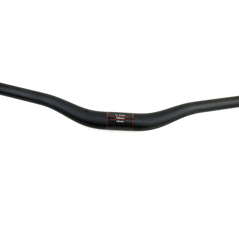 Newest Climbing Bicycle race Matt 3K Full Carbon Fibre bike Handlebars 90mm rise 25mm Backsweep MTB 31.8x660-760mm