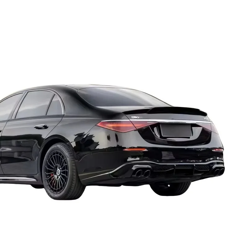 Suitable for  21-25 S-Class W223 S400 Modified S450 Front Bumper Grille Side Skirt Rear Bumper Lip Tail Throat