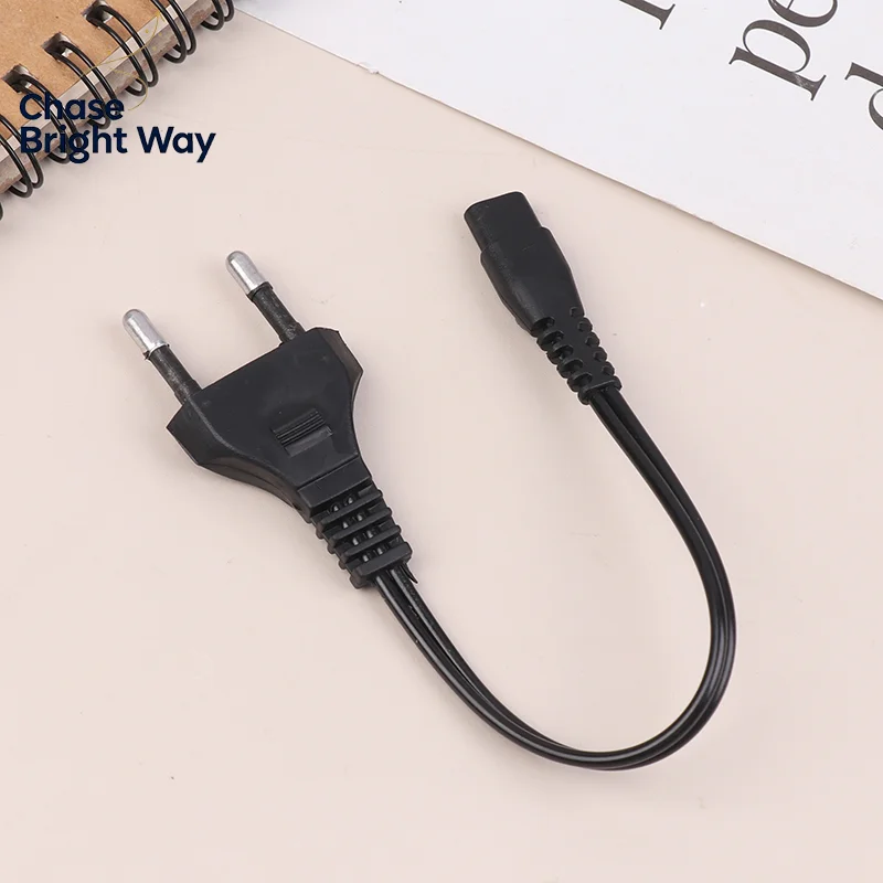EU Plug Double Hole Charging Cable 220V 110V Direct Charging Torch Light Charger Power Cord Flashlight Accessories