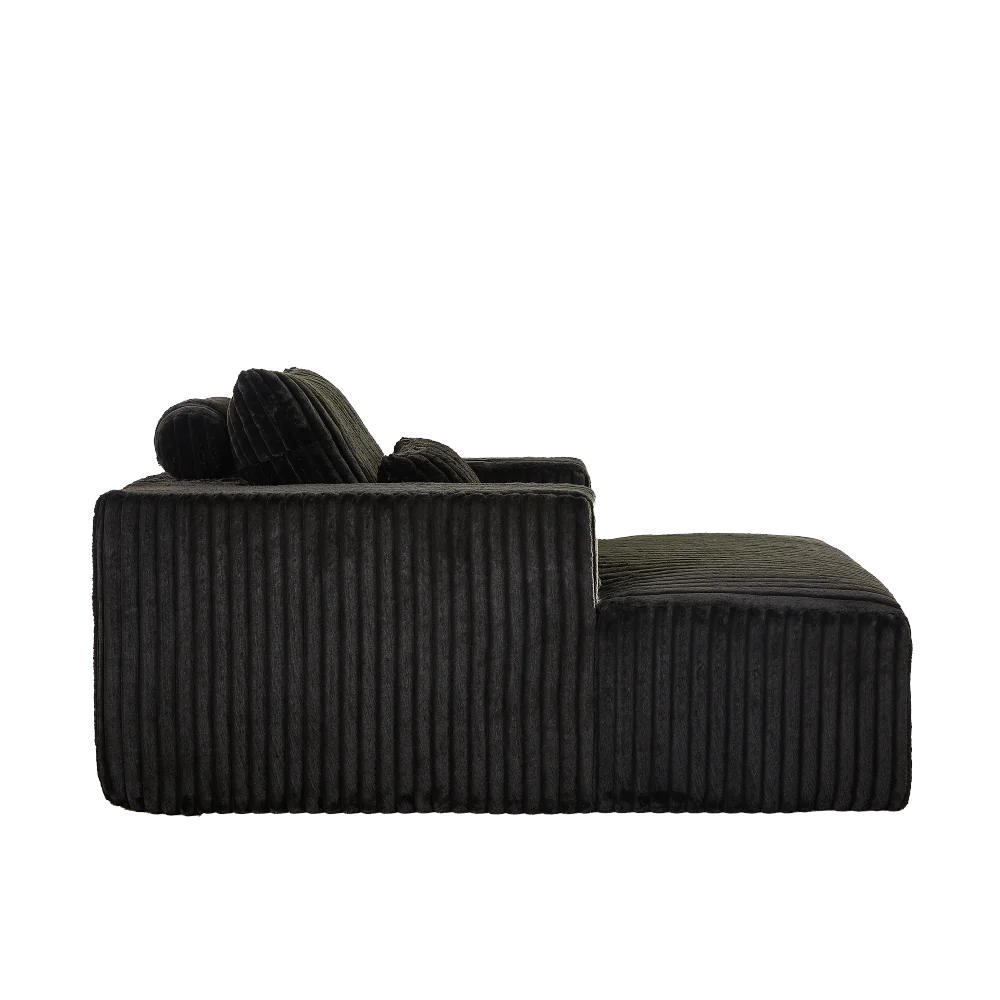 كرسي صالة أريكة إسفنجية مقاس 62.5 بوصة، لا يتطلب تجميعًا، كرسي نوم حديث رقيق لغرفة المعيشة الداخلية وغرفة النوم