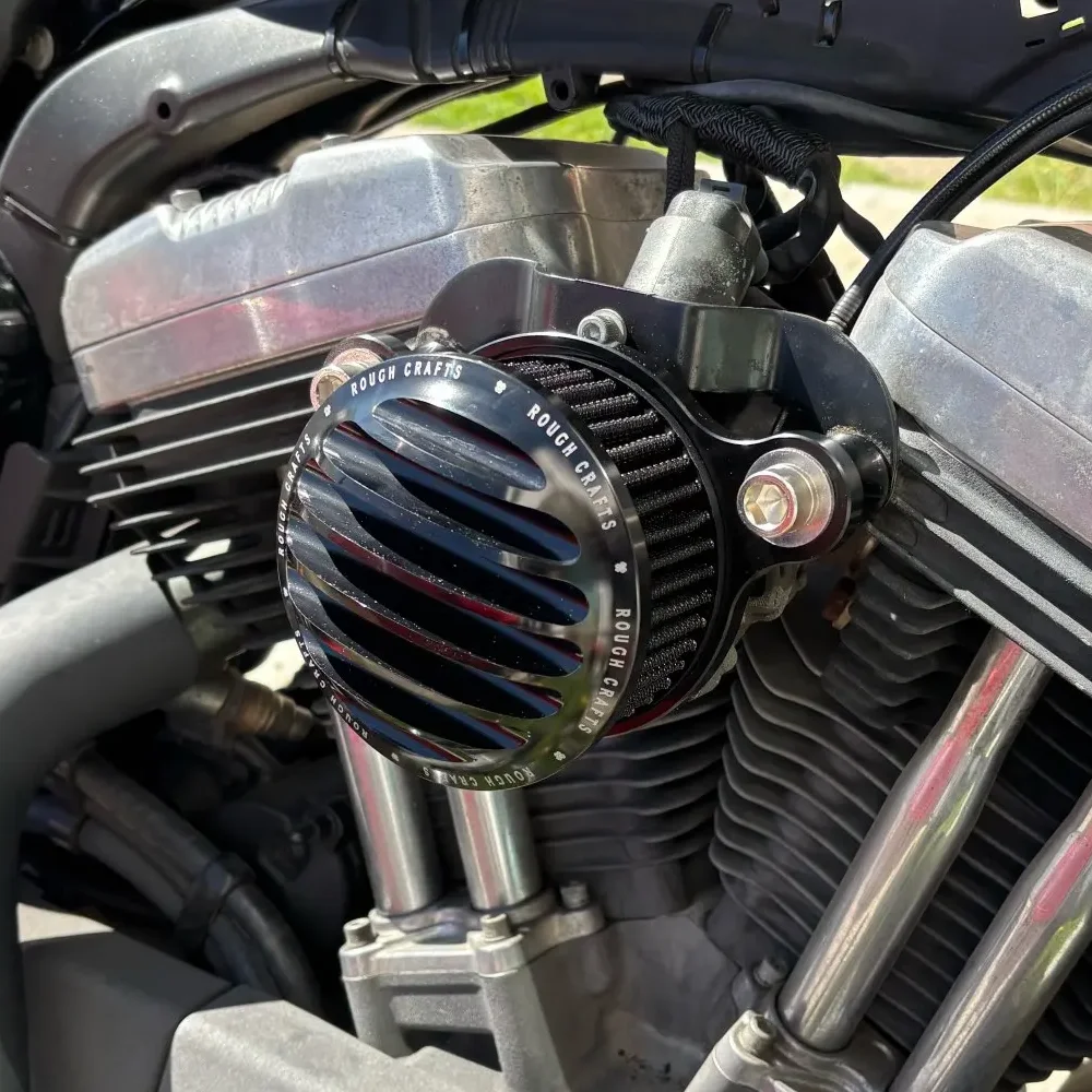CNC Air Cleaner Intake Filter System Kit For Harley Sportster XL883 XL1200 Iron 883 48 72 Forty-Eight Seventy Two 1991-2024