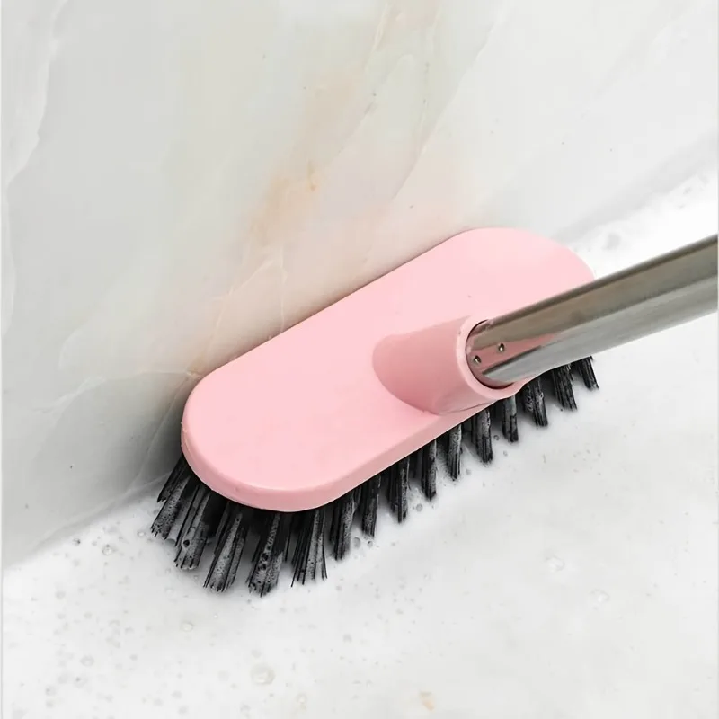 The Long-Handled Toilet Brush Is Perfect for Cleaning The Bathroom. Its Sturdy Bristles Effectively Remove Tough Stains