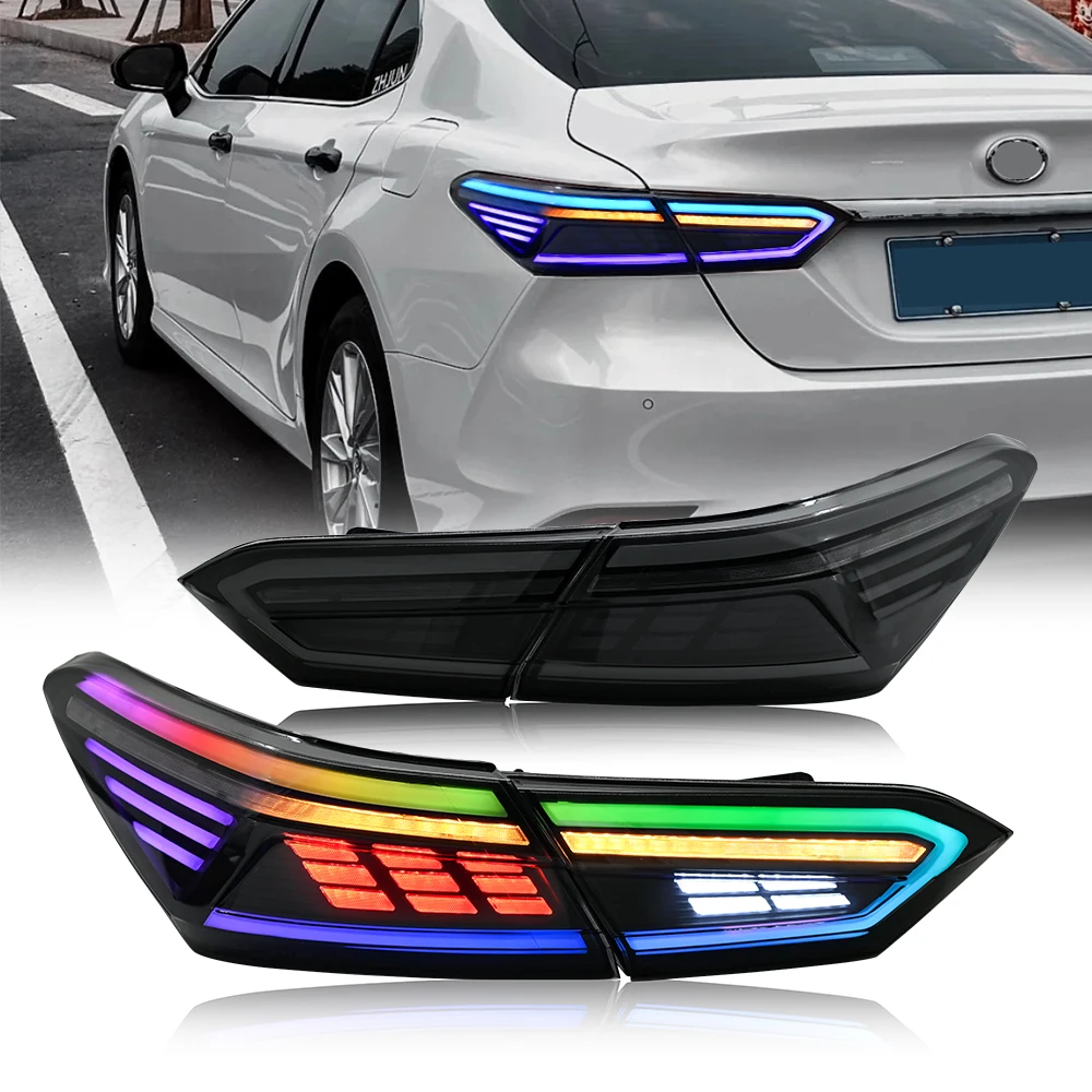 Taillights For Toyota Camry 2018-2023 Tail lights LED Lamp Car Accessorie Start-up Animation Sequential Breathing Turn Signal