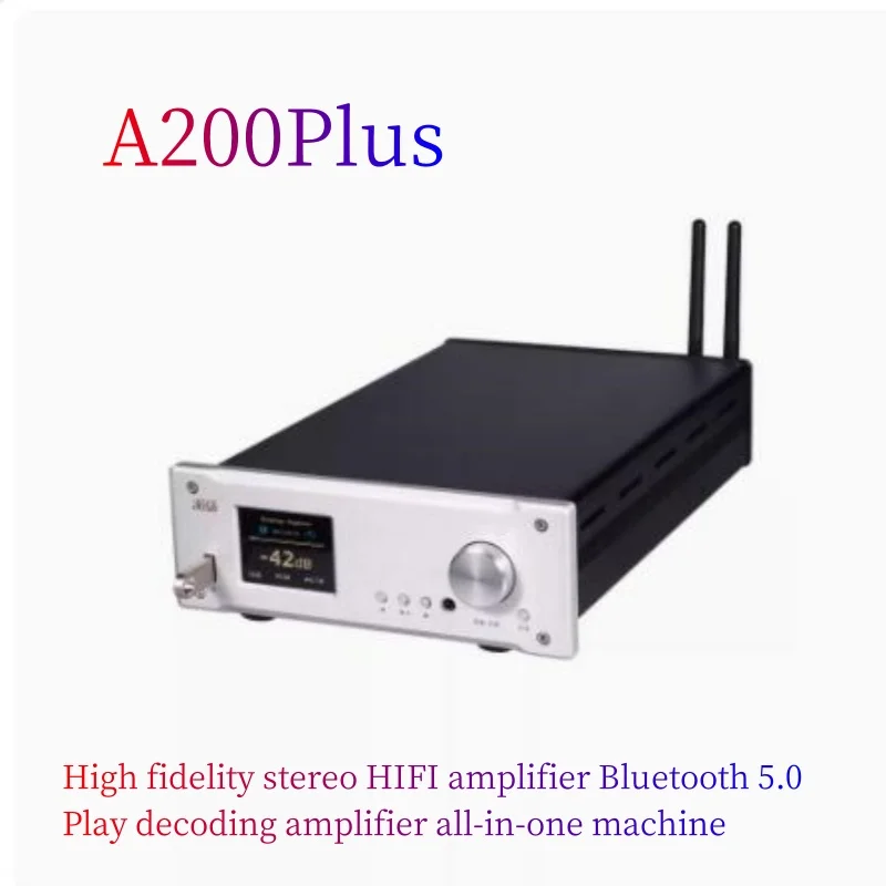 New A200Plus High Fidelity Stereo HIFI Amplifier Bluetooth 5.0 Playback Decoder Amplifier All in One Machine