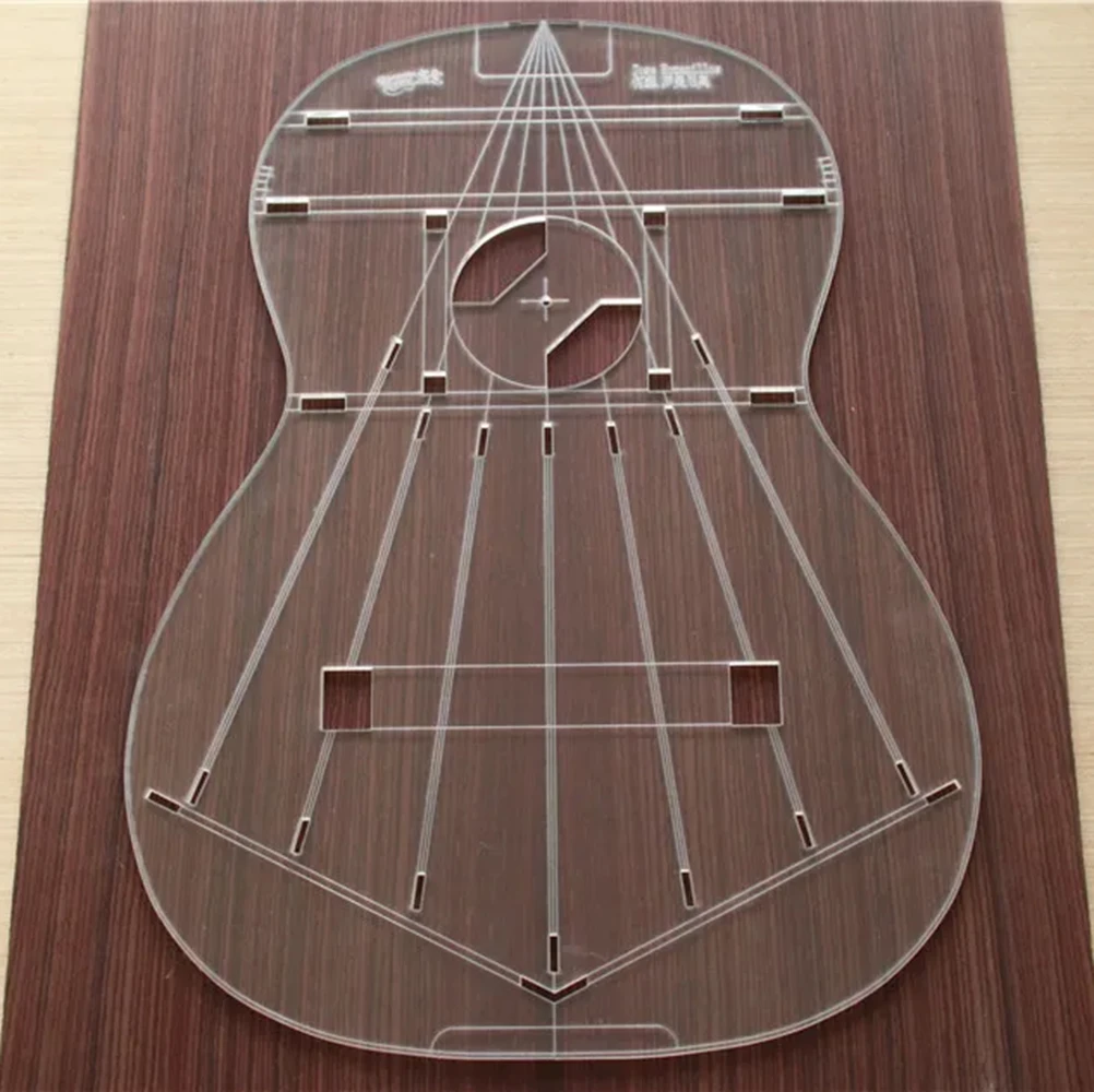 

Иностранная классическая форма для классической гитары, диаграмма положения звукового луча, акриловый шаблон, деревянный производственный инструмент
