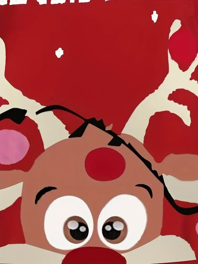 Plus size 1xl-5xl moda feminina natal impressão manga comprida moletom senhoras casual fora do ombro impressão pulôver topo