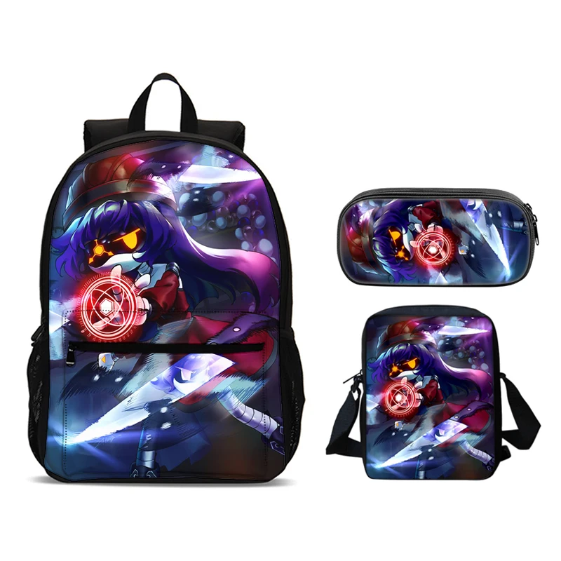 

Murder Drones Backpack Pen Bag Shoulder Bag 3pcs Set Versatile Cartoon Large Capacity Boy and Girl School Birthday Best Gift