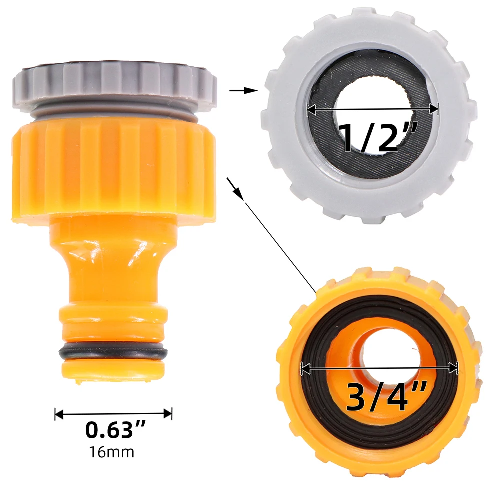 MUCIAKIE 5Pcs Garden Express Hose Connectors 1/2 